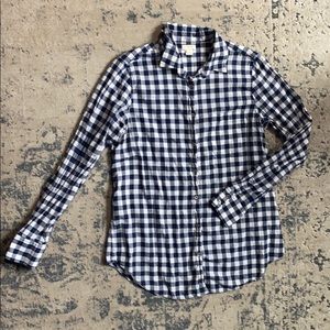 J. Crew Checked Button down Shirt